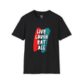 Live Laugh Eat Ass T-Shirt | Funny Offensive Graphic Tee for Men | Edgy Streetwear | Bold Humor Shirt | Sarcastic & NSFW Gift | Trendy Tee