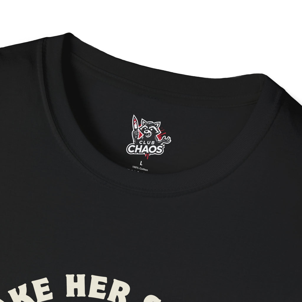 Make Her Squirt Not Cry | Funny Men's T-Shirt | Surfing Pineapple Design | Humorous Graphic Tee for Guys | Unique Gift | For Him | Couples